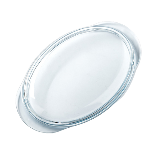 Lid rechange -  cocotte ovale en verre grand format