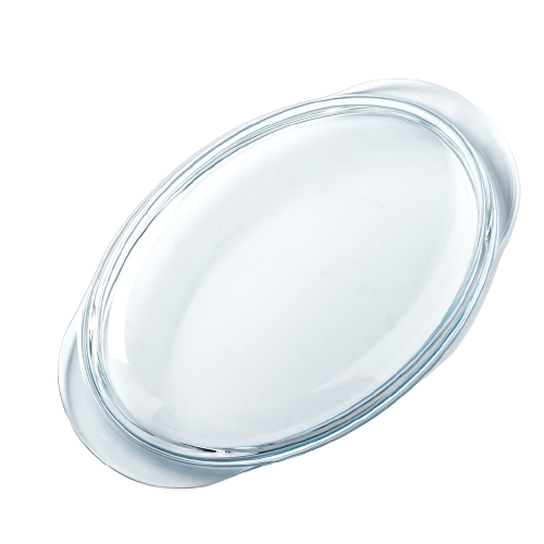 Lid rechange -  cocotte ovale en verre grand format
