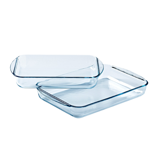 Set of 2 rectangular glass oven dishes - Special lasagna