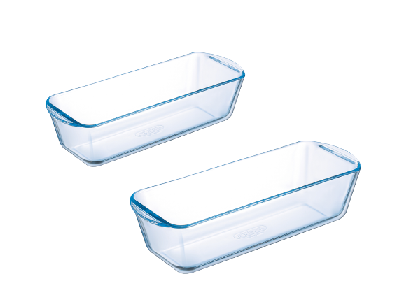 Set of 2 glass cake molds 28 cm and 31 cm - Cake Party