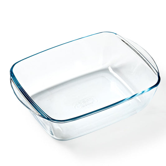 Rectangular base glass storage containers - Cook & Heat Range compatible