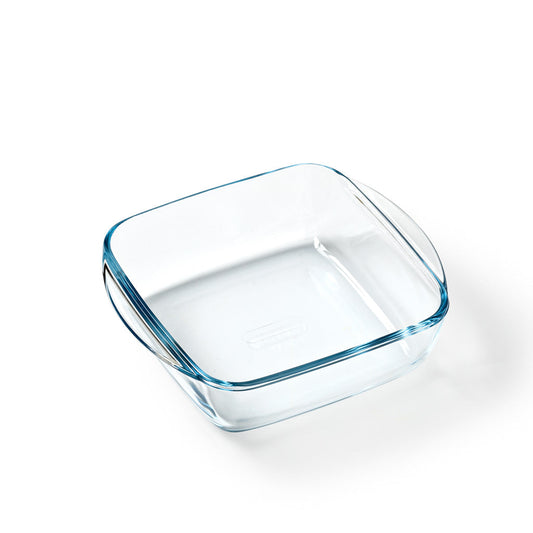 Square base glass storage box - Cook & Heat Range compatible