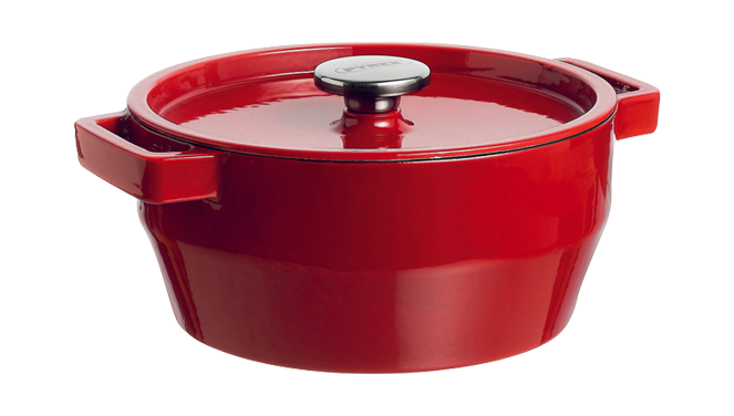 Round cast iron casserole dish - SlowCook