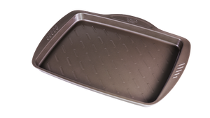 Metal baking tray with easy grip 35x27 cm - asimetriA