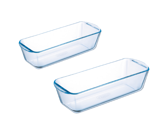 Set of 2 glass cake molds 28 cm and 31 cm - Cake Party